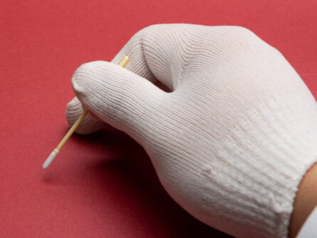 클린룸 면봉 LTO70F 작은 개방 셀 면봉