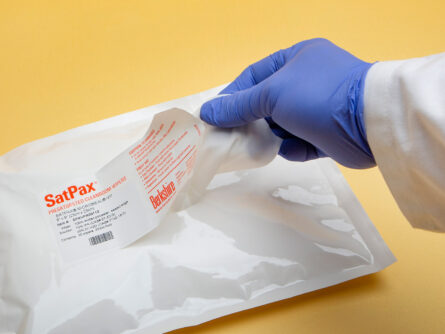 SPXVPR00112 SatPax MicroSeal VP Knitted Sealed Edge Cleanroom Wiper